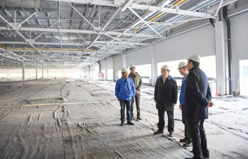 包華調(diào)研上汽通用東岳基地 聚焦建設(shè)工程施工，助力產(chǎn)業(yè)升級(jí)